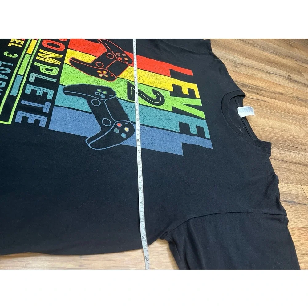 Level 4 Complete‎ Gamer Gift 4 Years Wedding Anniversary T-Shirt XL 100% cotton